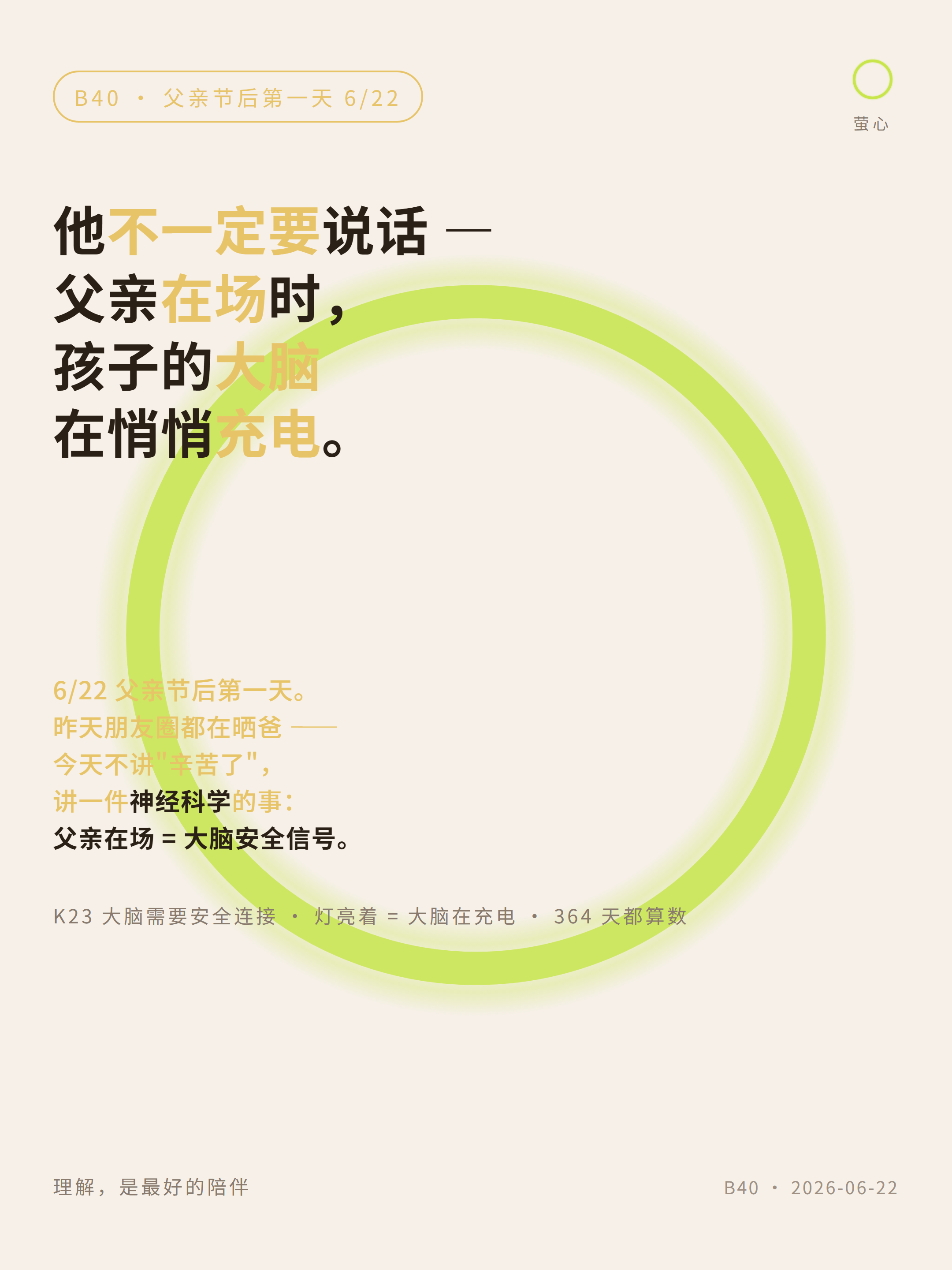 B40 01 封面 · 灯亮着就是大脑在充电