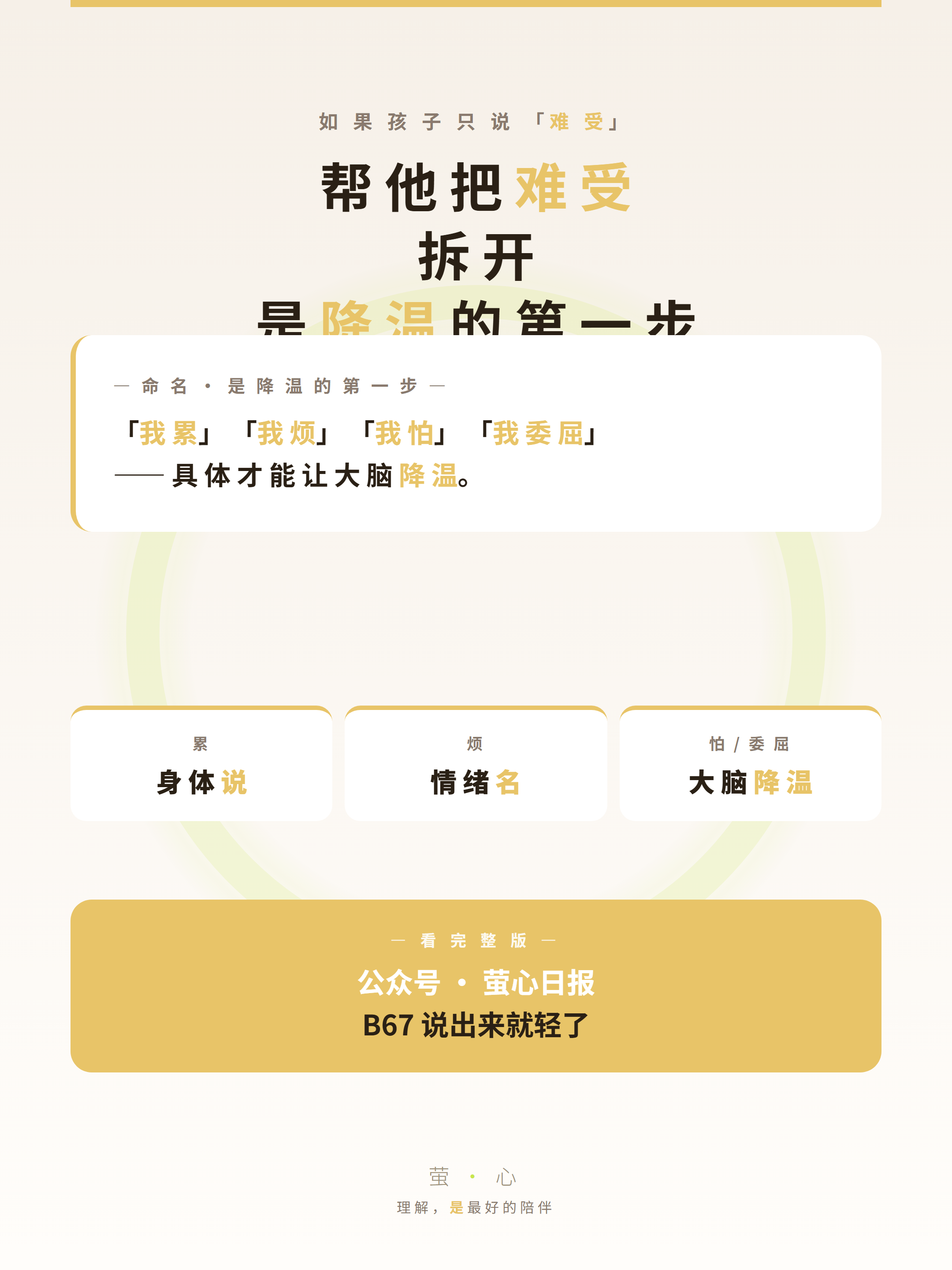 07-comfort 命名是降温的第一步 累/烦/怕/委屈